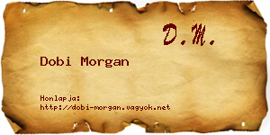 Dobi Morgan névjegykártya